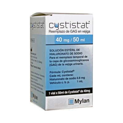 Cystistat Hialuronato sódico 40 mg/50 mL Caja Con Frasco Ámpula