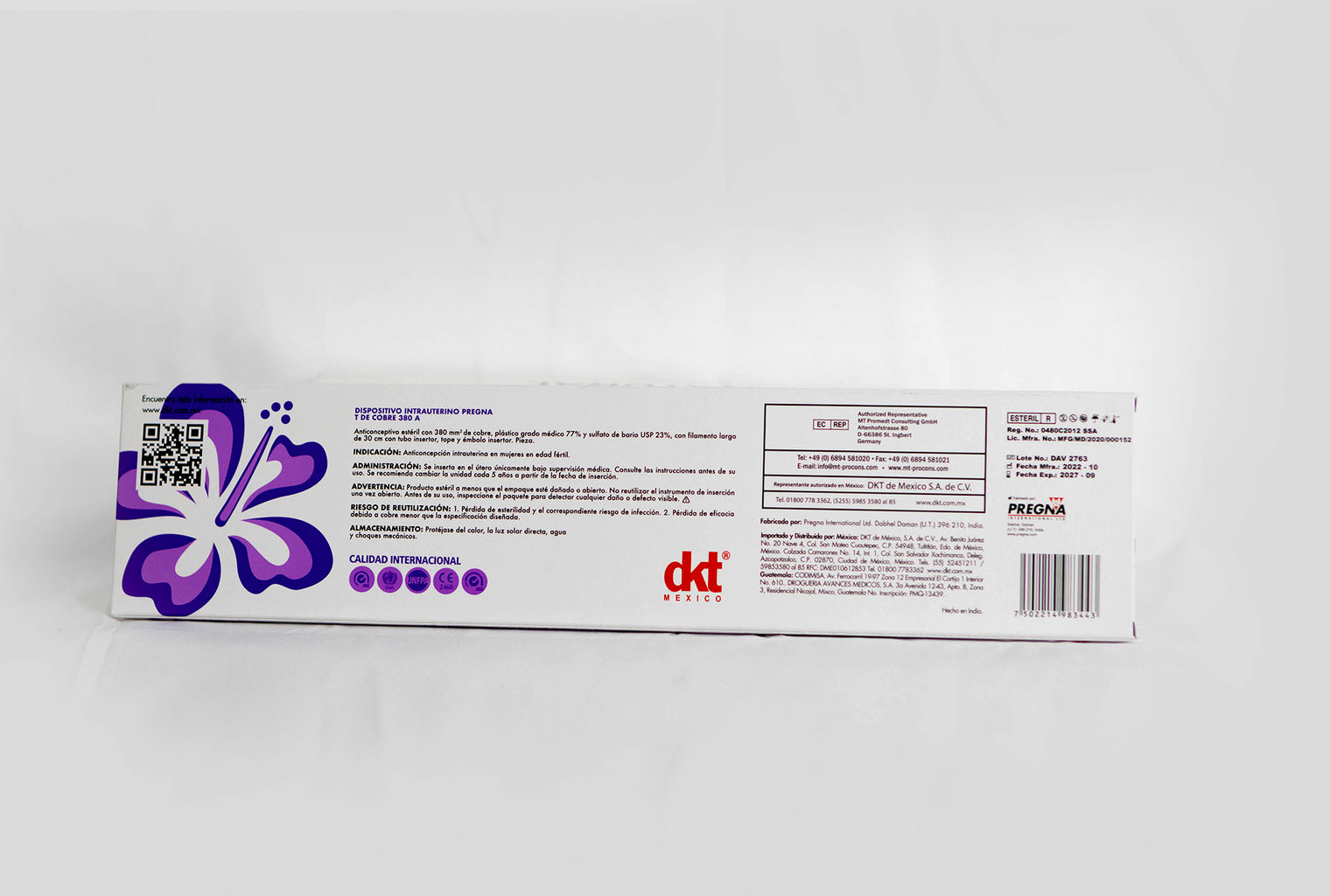 DIU T-CARE® T CU 380A (T DE COBRE)