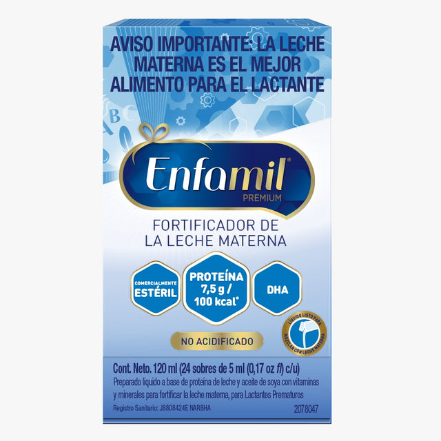 Enfamil Premium Fortificador de la Leche Materna 120 sobres de 5 mL Mead Johnson 