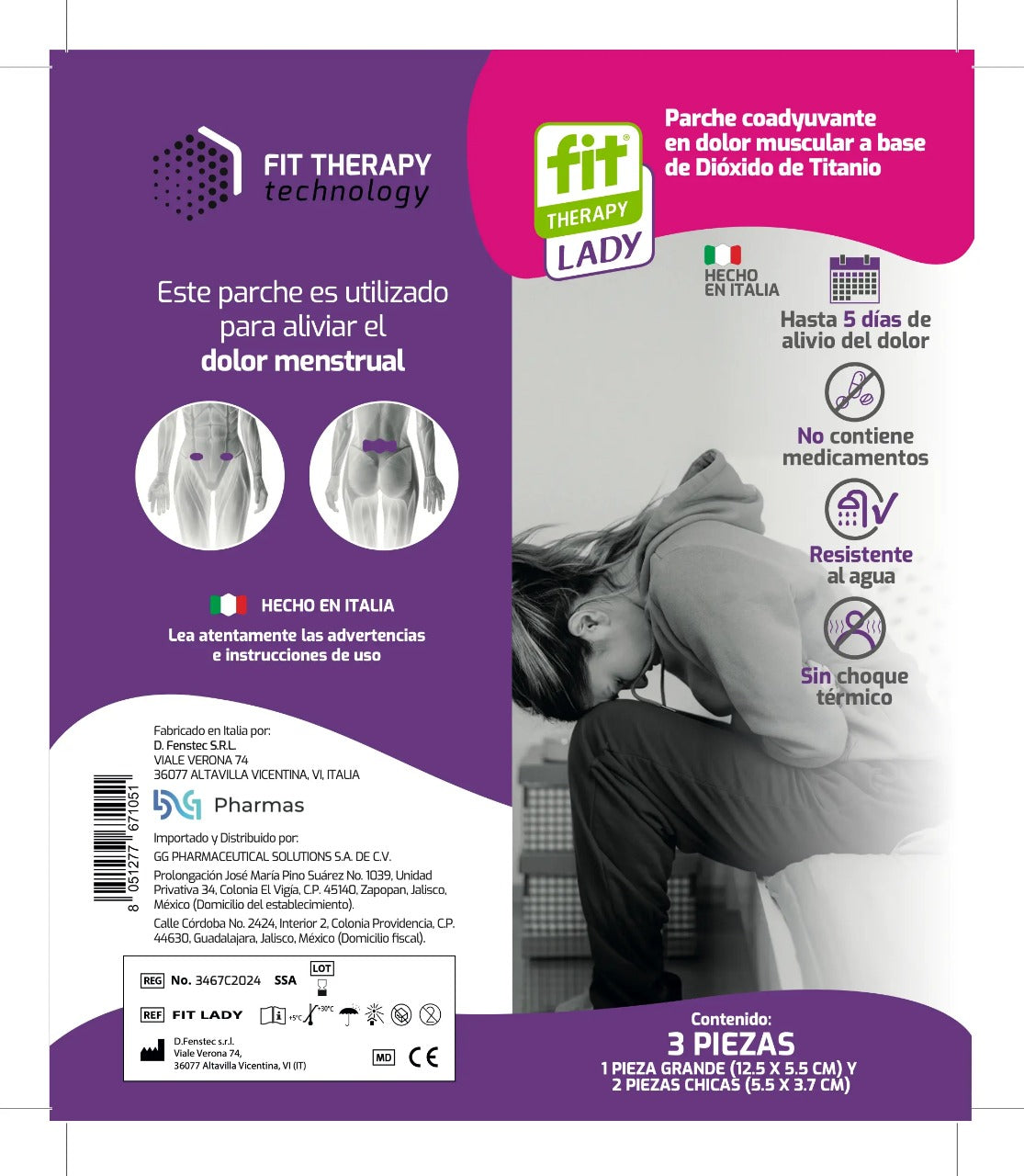Parche Coadyuvante en dolor muscular 2