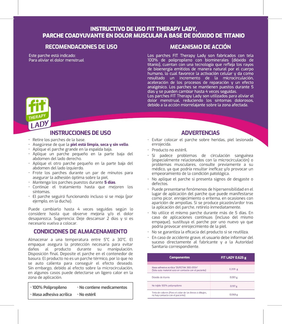 Parche Coadyuvante en dolor muscular 3