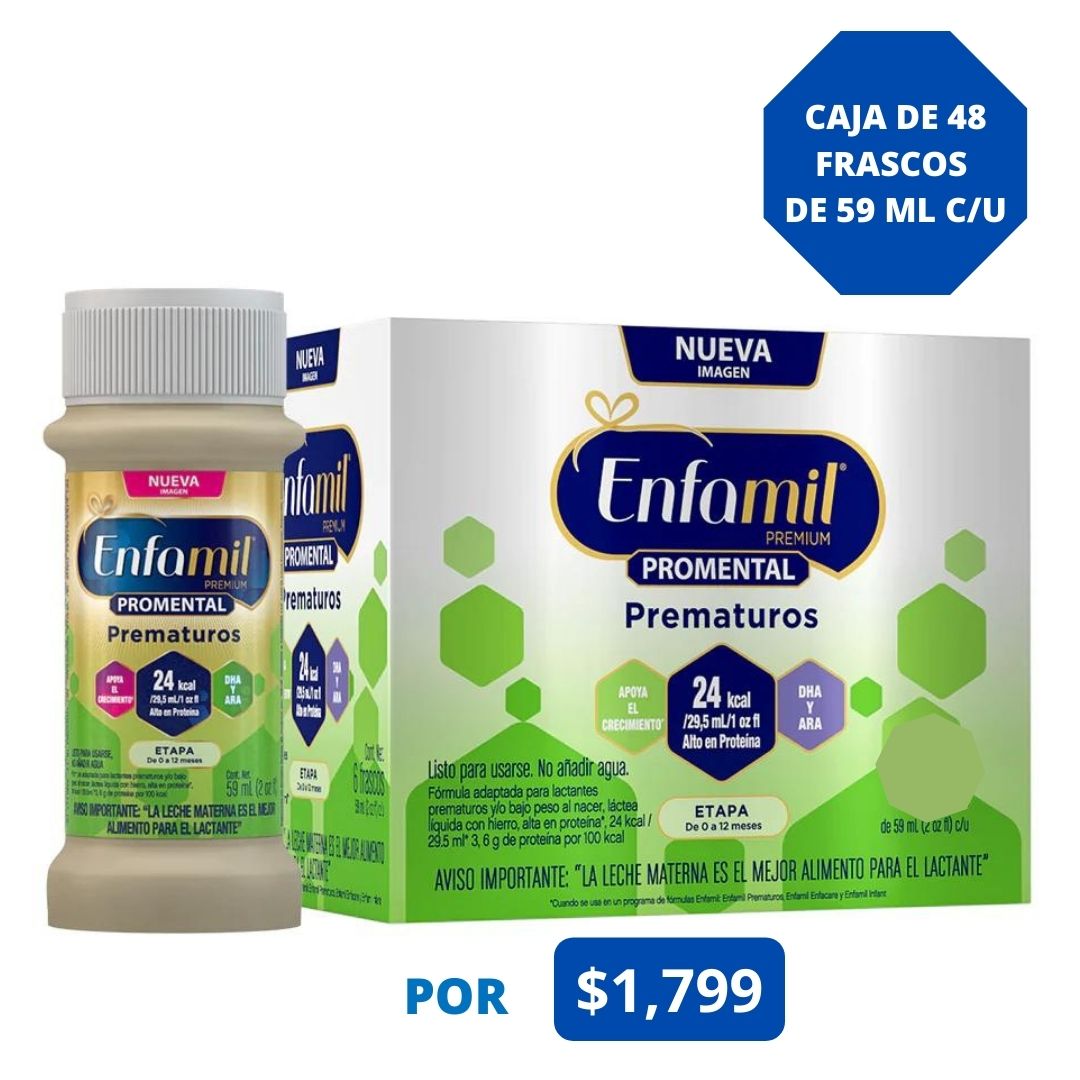 ENFAMIL® Prematuros Alto en Proteina  24 kcal 48 frascos