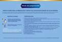 Instrucciones de preparación Enfamil Premium Fortificador Leche Materna bebés 0 a 12 meses