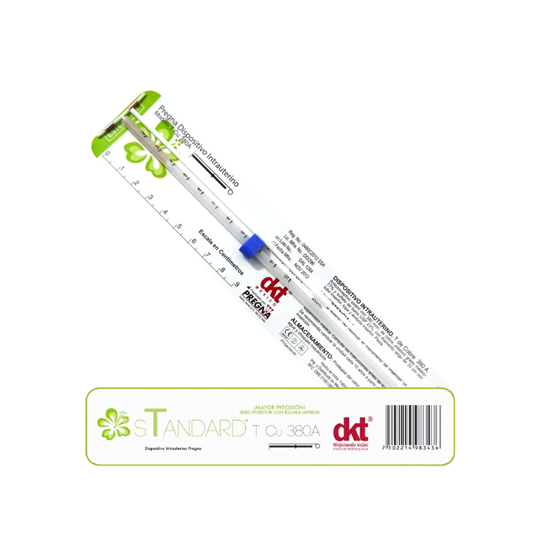 50 DIU Standard T Cu 380A DKT — cincuenta dispositivos intrauterinos de cobre de regalo incluidos en Kit 3 SilverCare Diprogyn